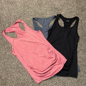 Amazon Women's Racerback Tank Tops - Pink, Blue, and Black